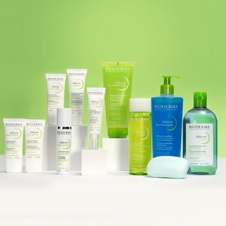 BIODERMA Sébium range oily acne products